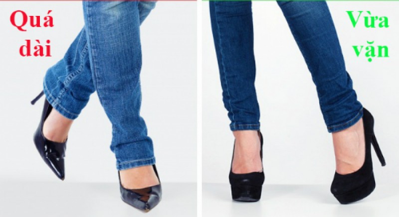 Độ dài quần jeans